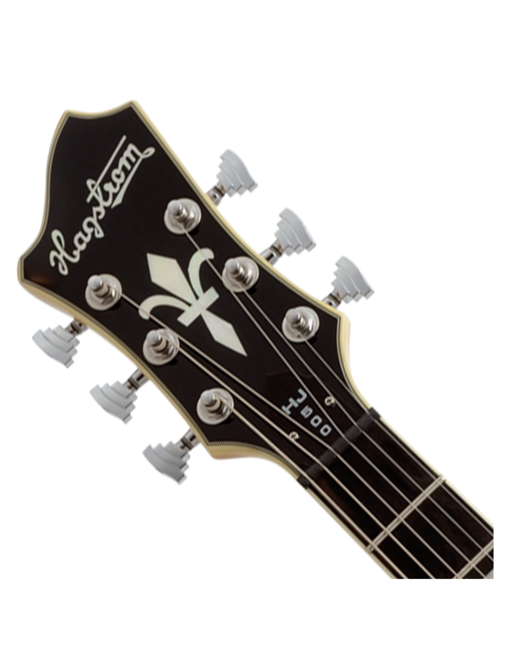 Hagstrom HJ 500 Single Cut Hollow Electric Guitar - Natural