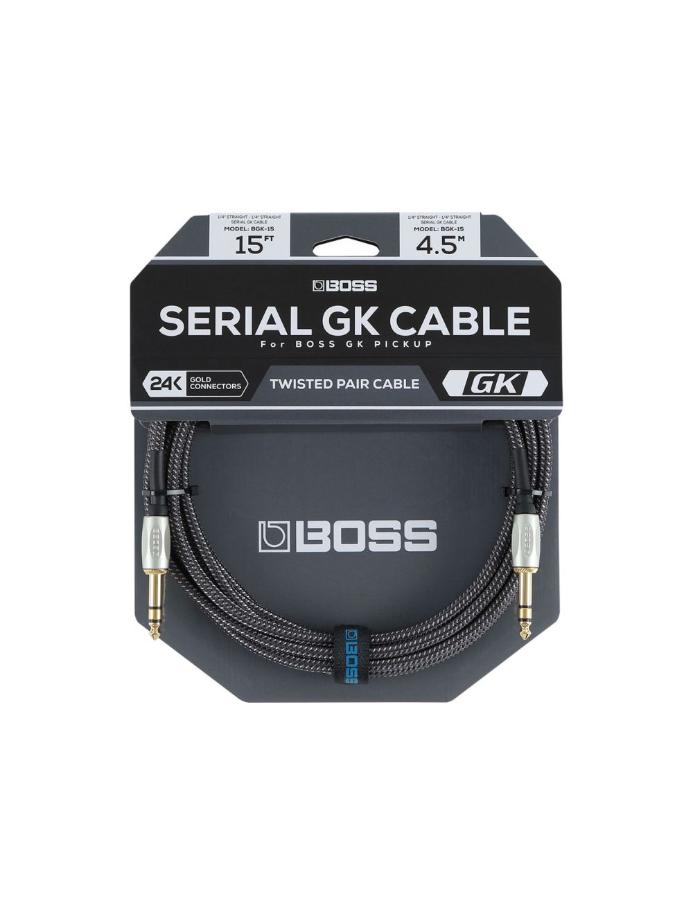Boss BGK-15 15' AES/EBU TRS Digital Audio Cable