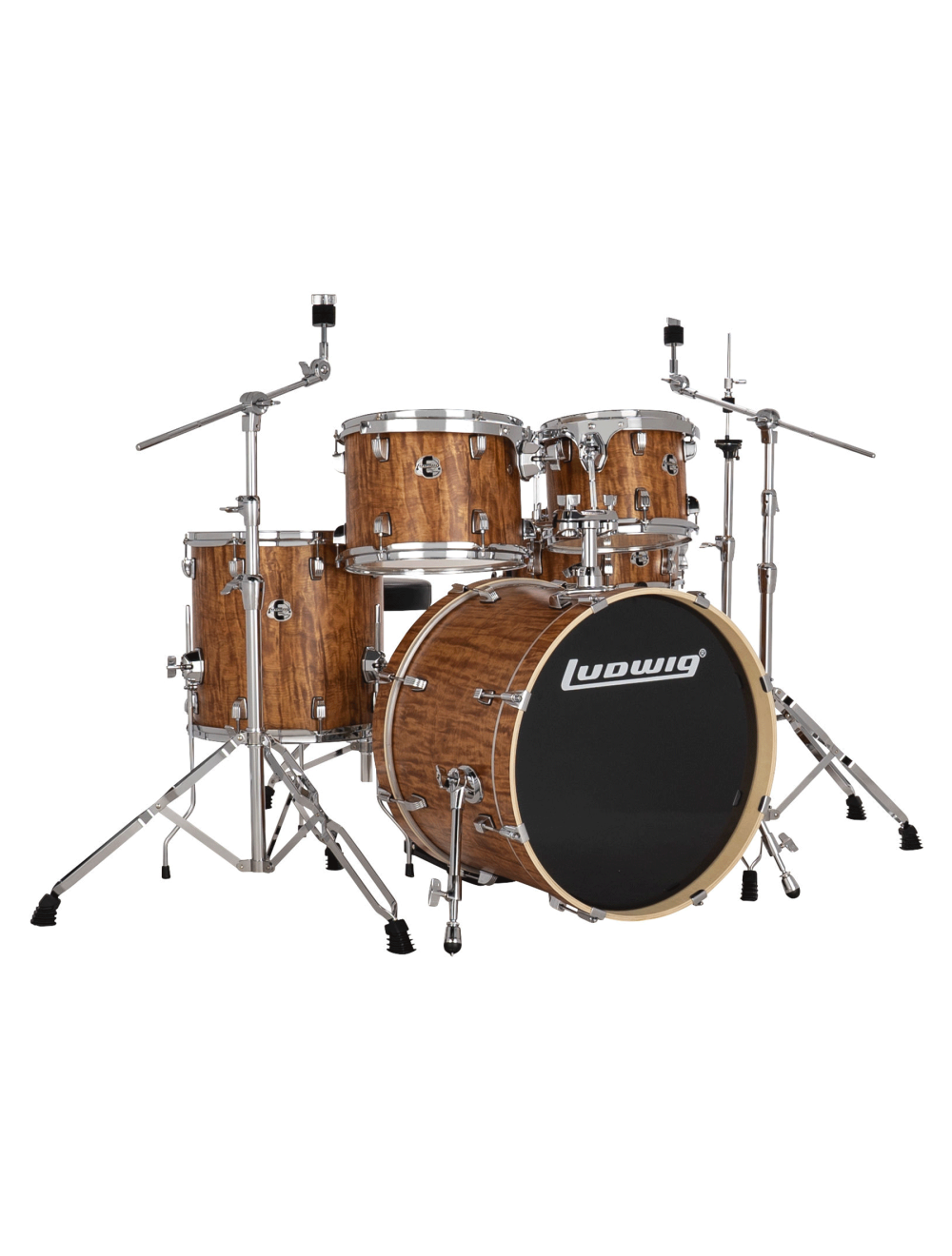 Ludwig Evolution 5-Piece Shell Pack w/20" Kick - Cherry - Used