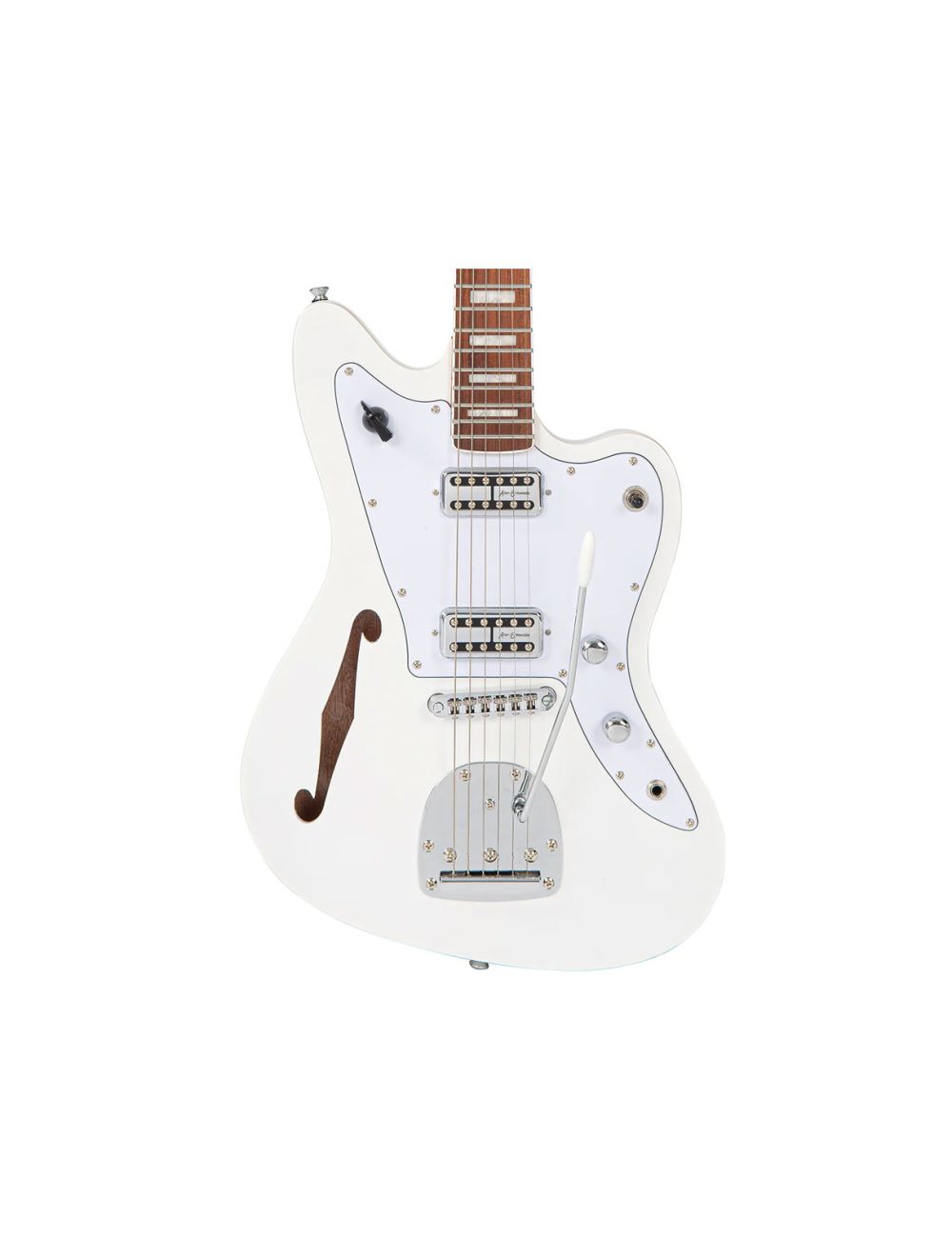 Vintage Revo Series VRS Surfmaster Thinline Twin - Arctic White