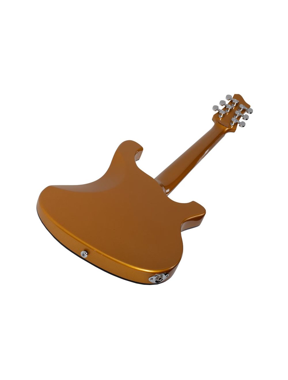 Schecter Stargazer-6 Left Handed Electric Guitar w/Vibrato - Metallic Gold