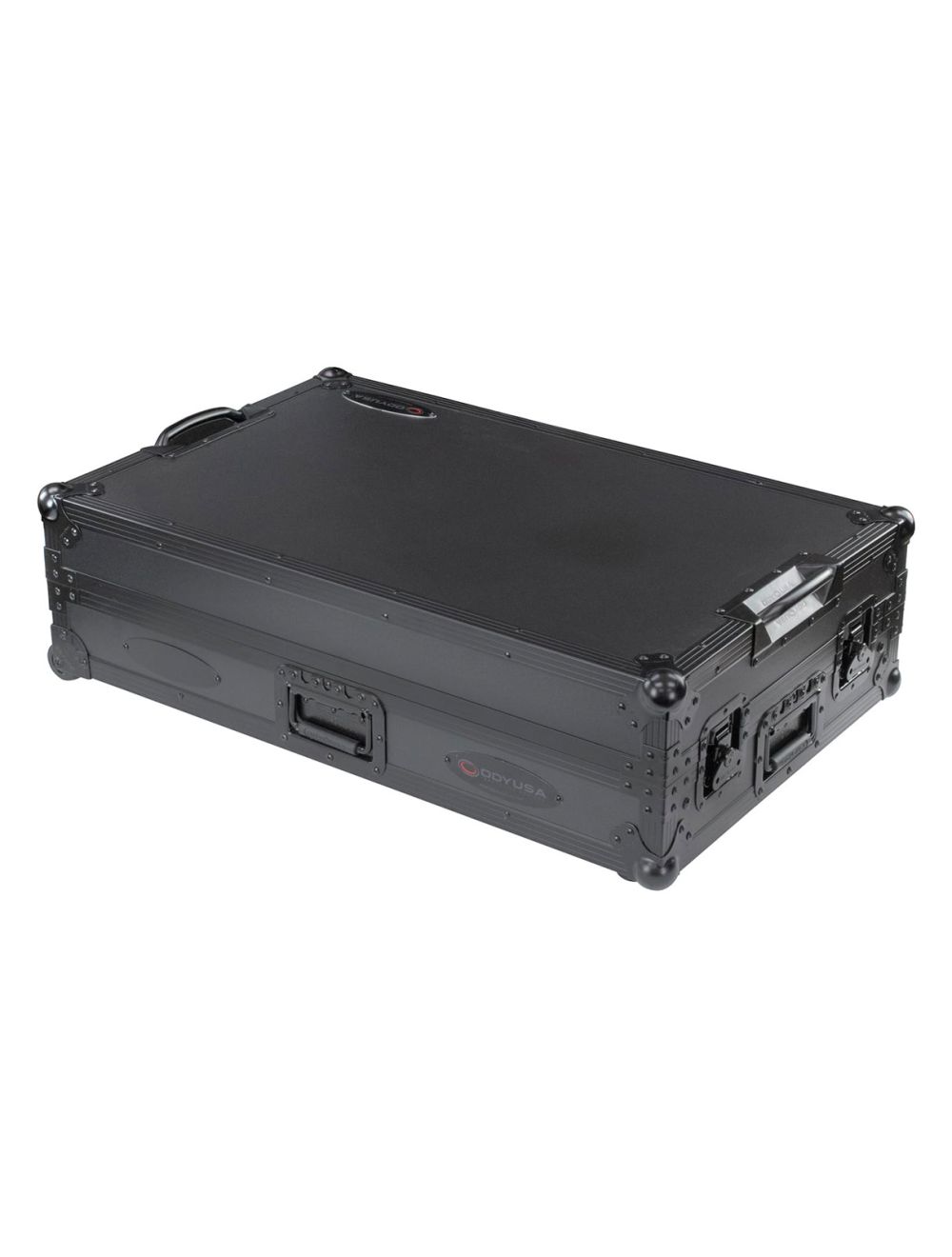 Odyssey FZGSDDJFLX10CWBL All Black Pioneer DDJ-FLX10 Glide Style Flight Case with Corner Wheels