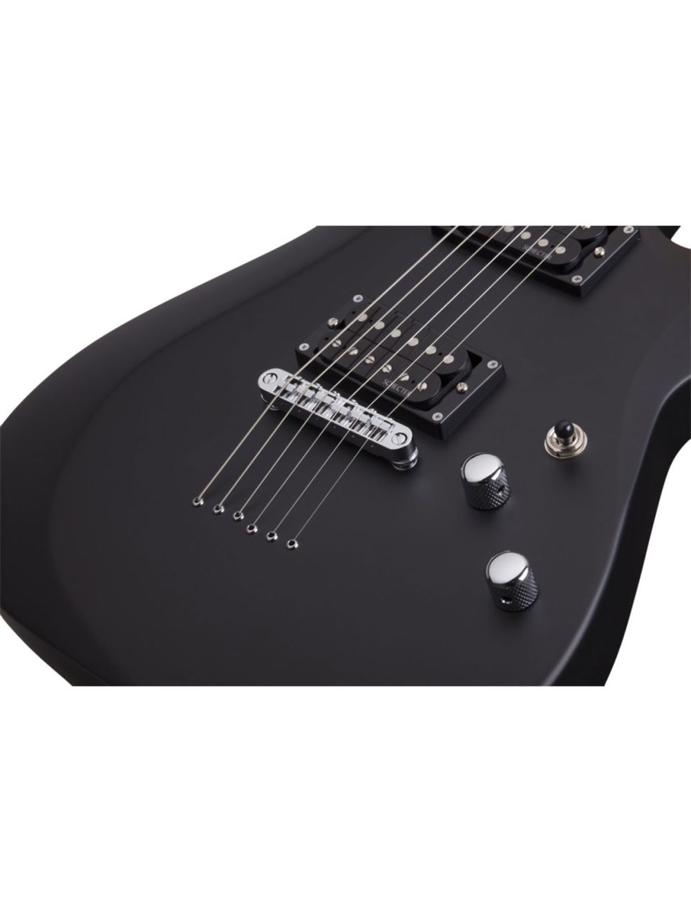 Schecter C-6 Deluxe Electric Guitar - Satin Black