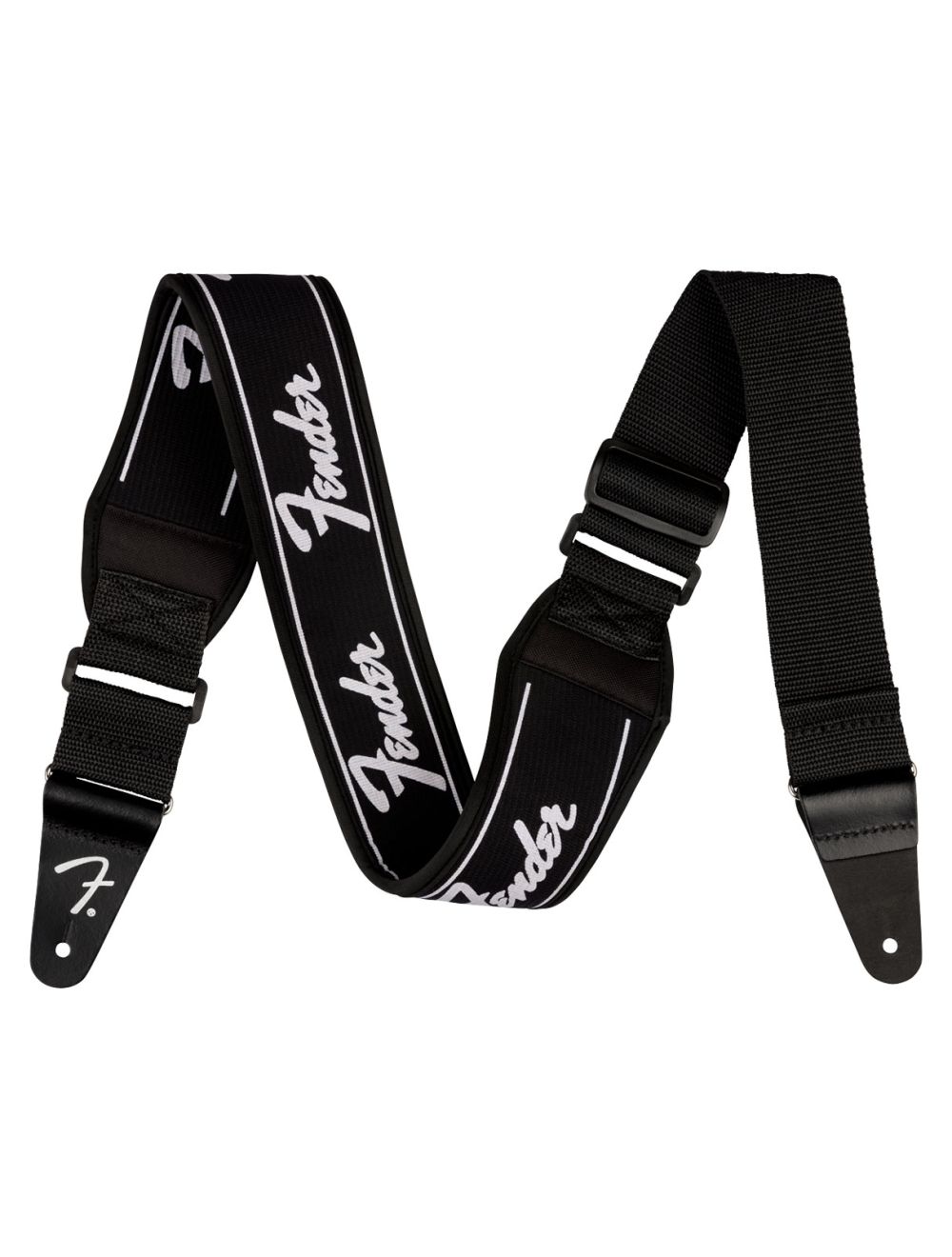 Fender Swell Neoprene Logo Guitar Strap - Running Logo