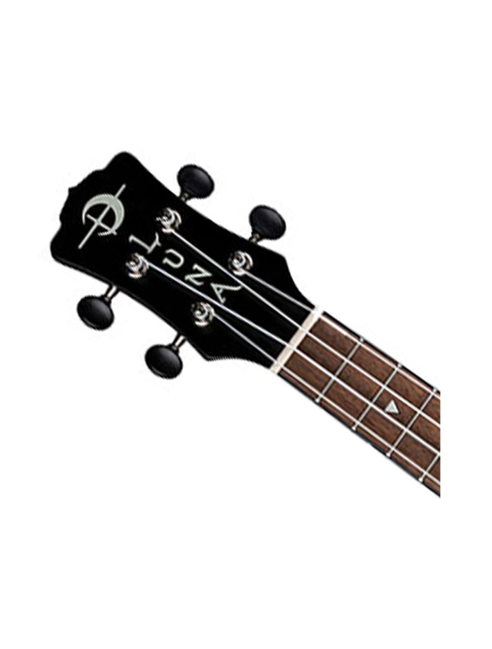 Luna Uke Vintage Mahogany Concert Ukulele - Black Satin