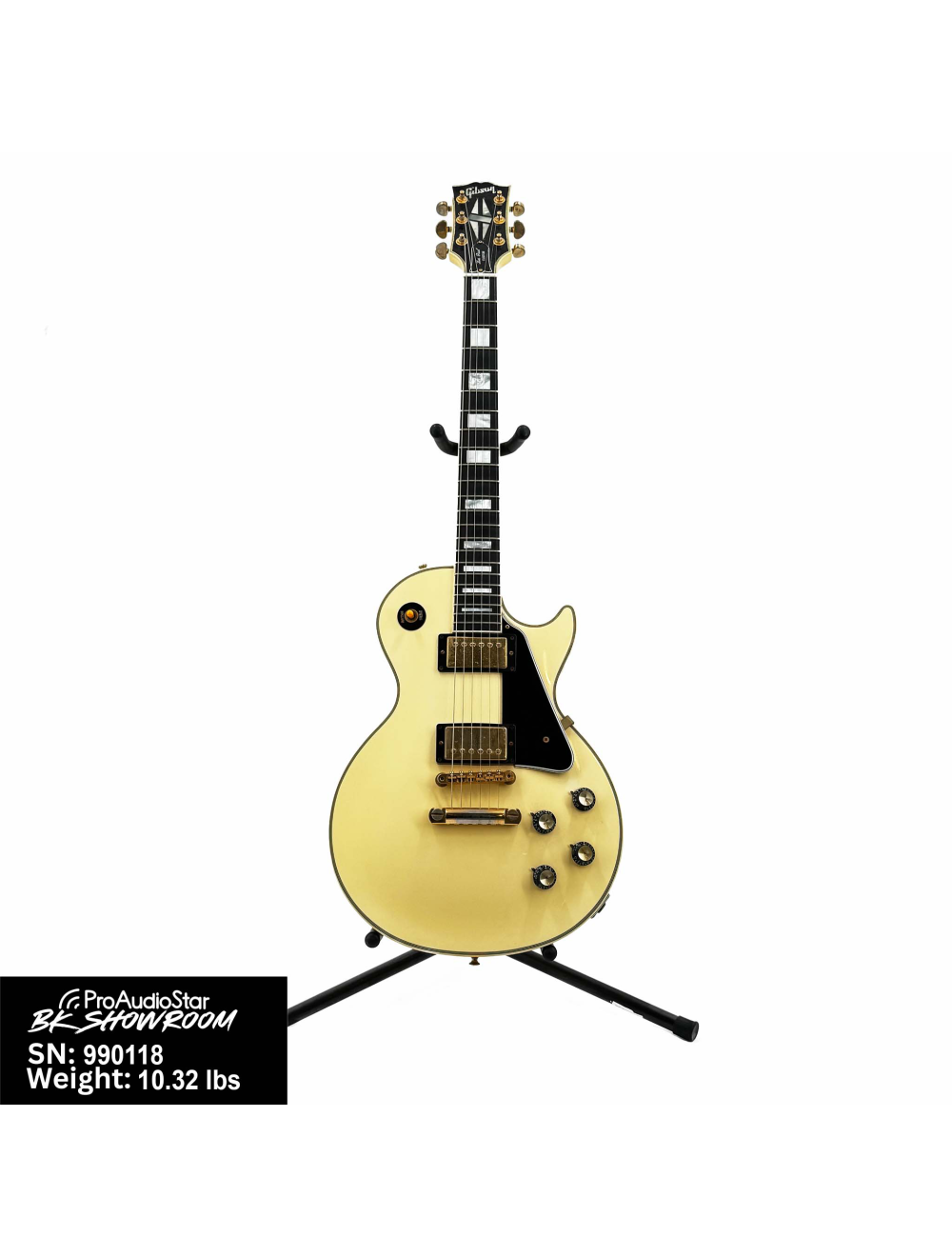 Used Gibson Custom Shop Historic '68 Les Paul Custom - White w/OHSC