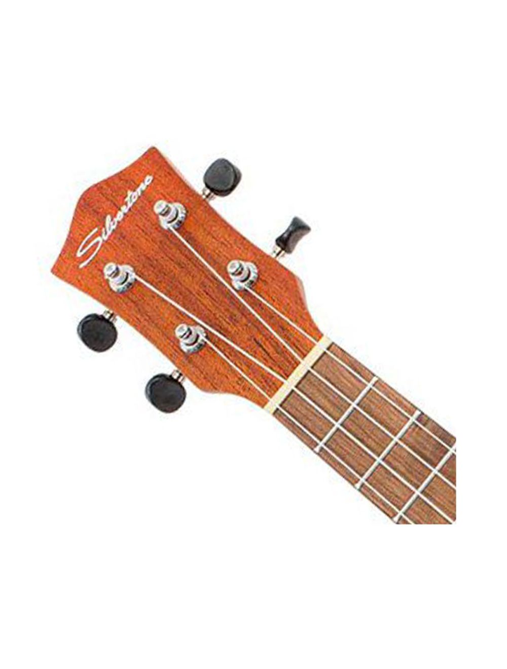 Silvertone Concert Ukulele - Walnut w/Stencil Graphic