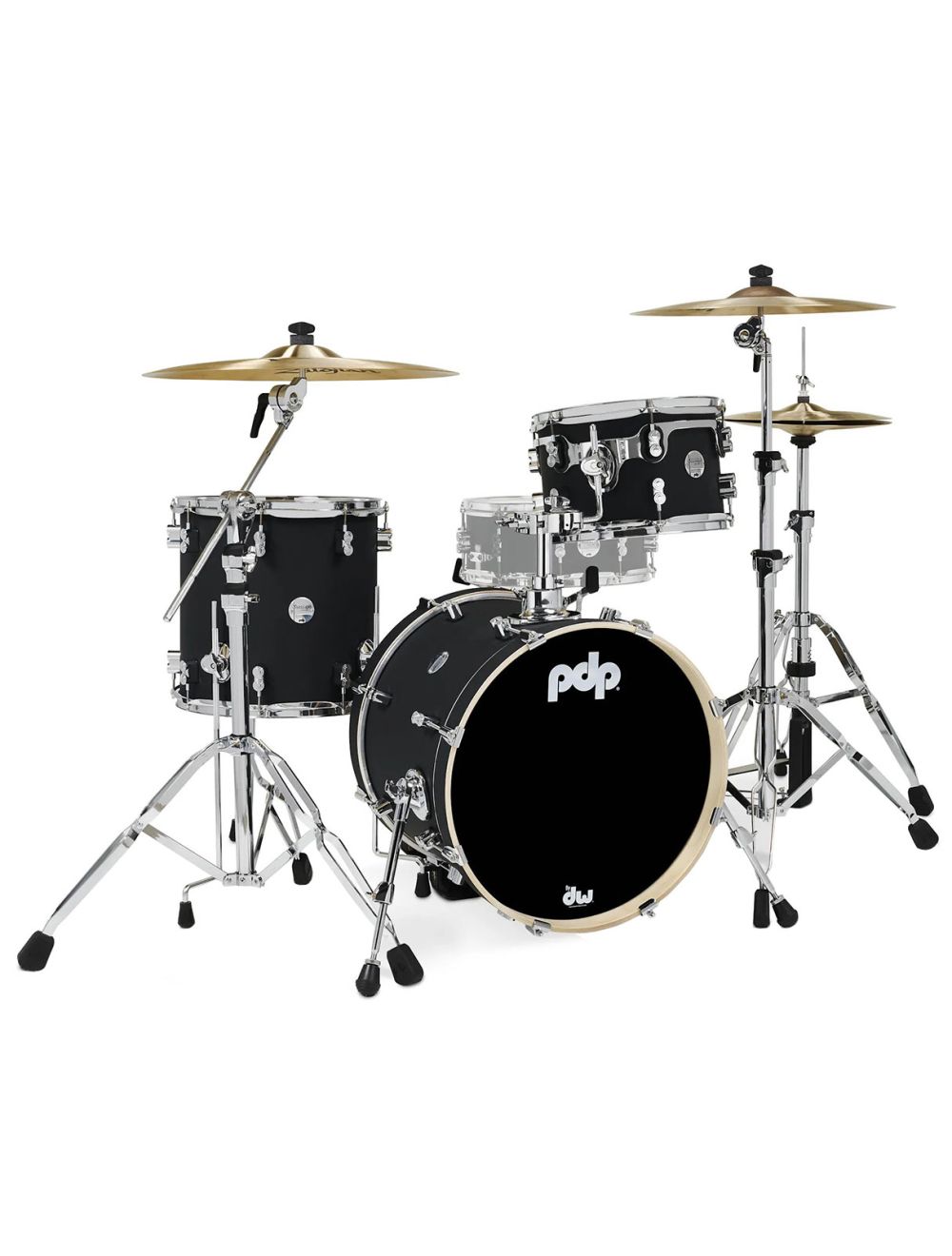 Open Box PDP Concept Maple 3-Piece Bop Shell Pack - Satin Black