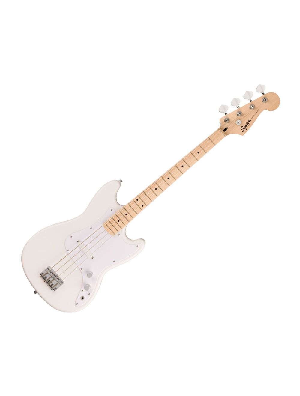 Squier Sonic Bronco Bass - Arctic White w/ Maple Fingerboard