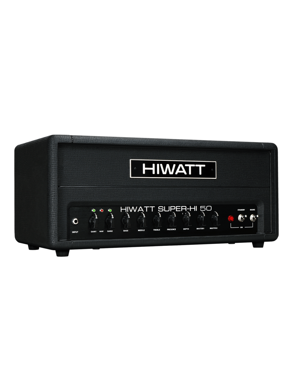 Hiwatt T-Series SUPER-HI 50 50-Watt Hi-Gain Tube Amp Head - Black - Open Box
