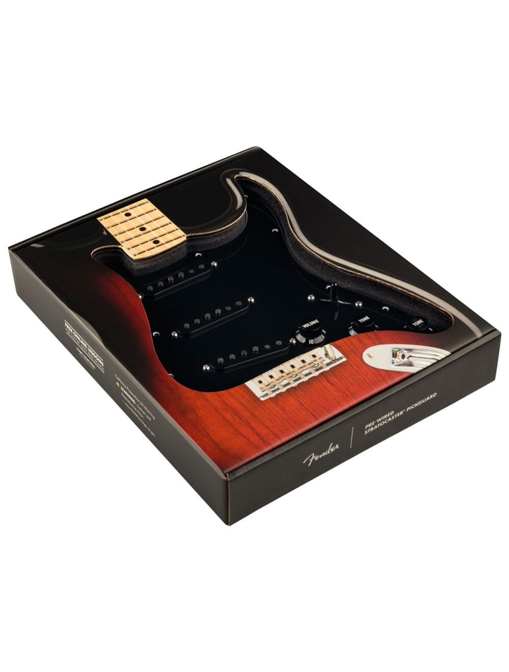 Used Fender Pre-Wired Strat Pickguard Pure Vintage '59 w/RWRP Mid - Black