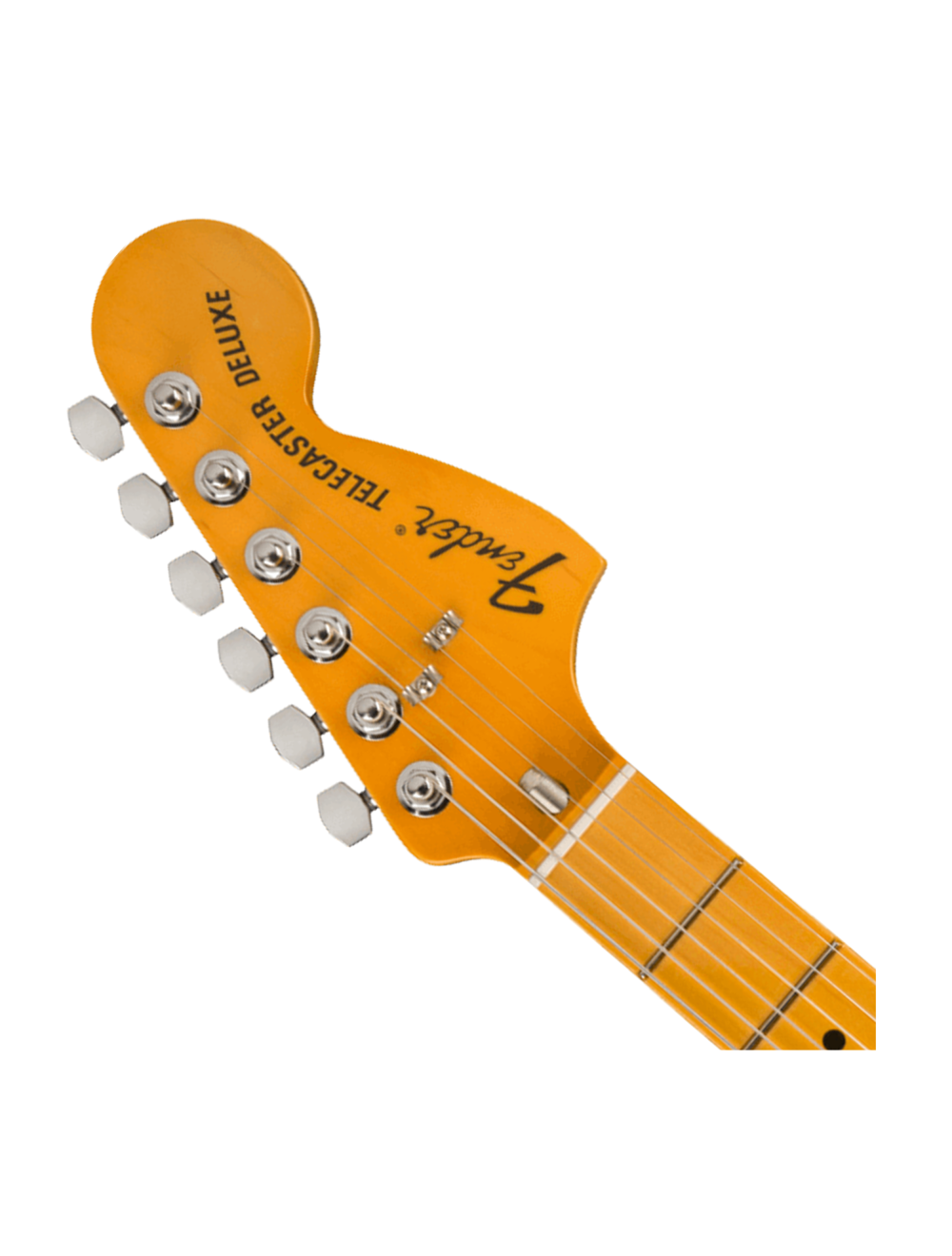 Used Fender American Vintage II 1975 Telecaster Deluxe - Black w/ Maple FB