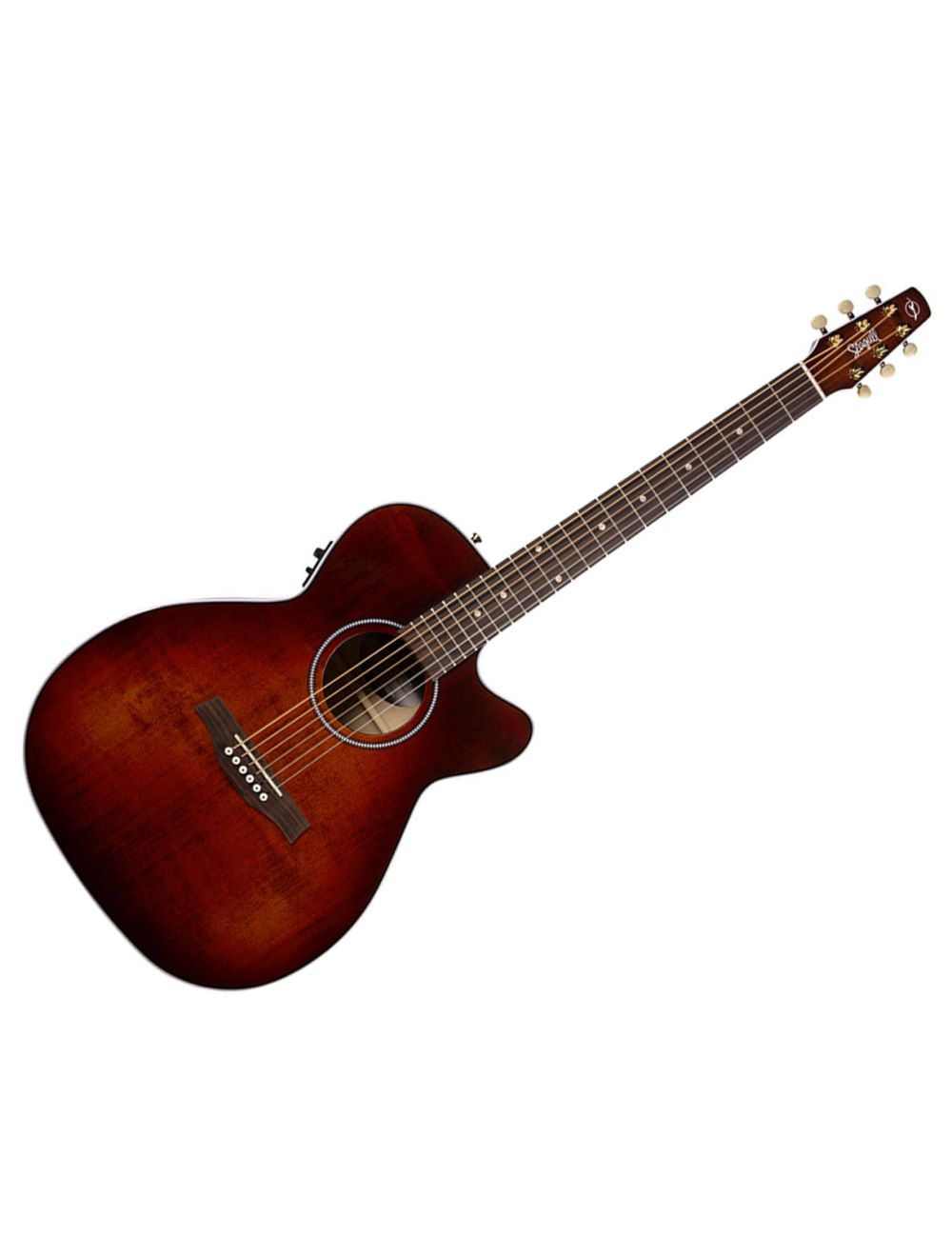 Seagull Performer Cutaway A E Burnt Umber w Bag