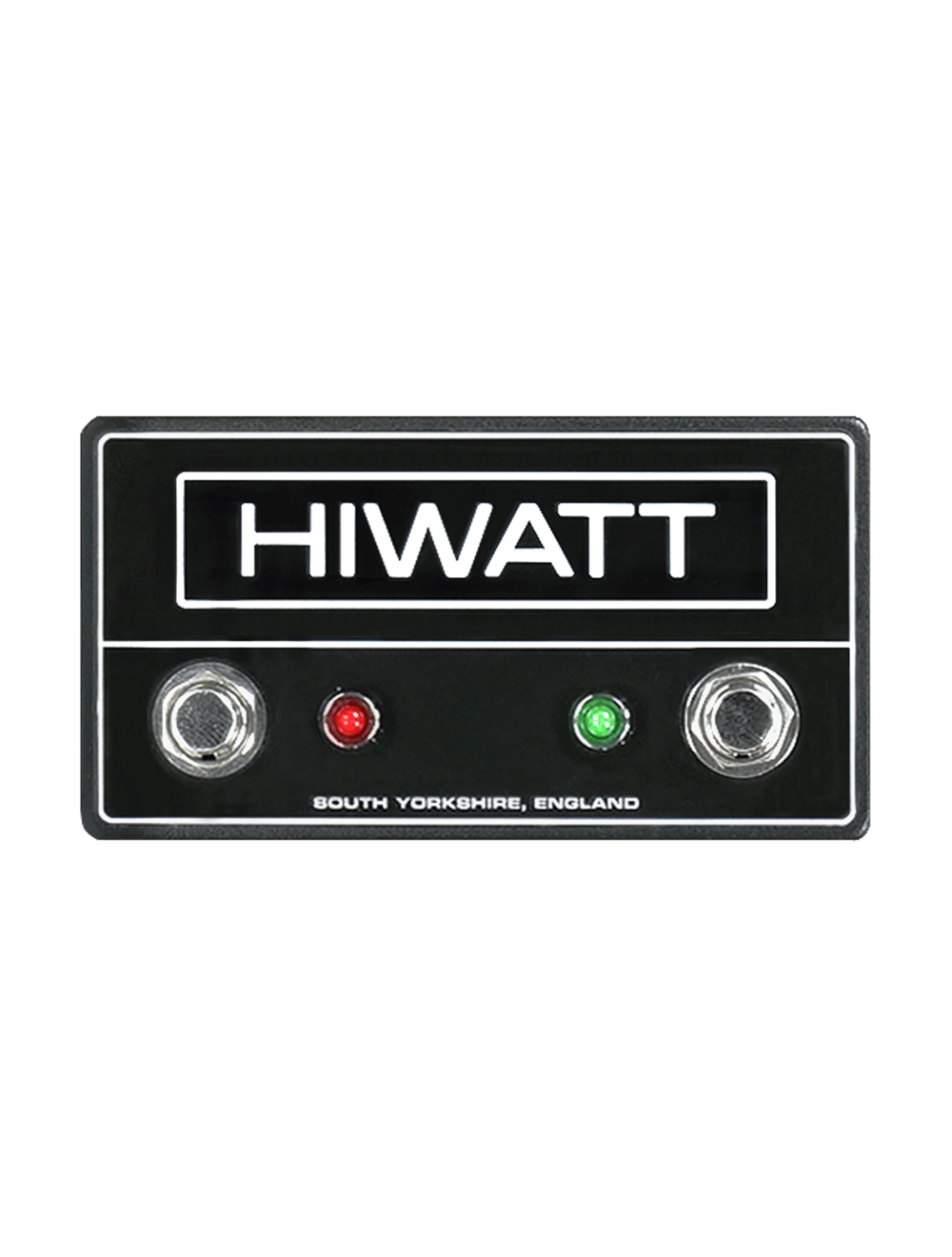 Hiwatt FS201LJPB 2-Button TRS LED Footswitch - Black