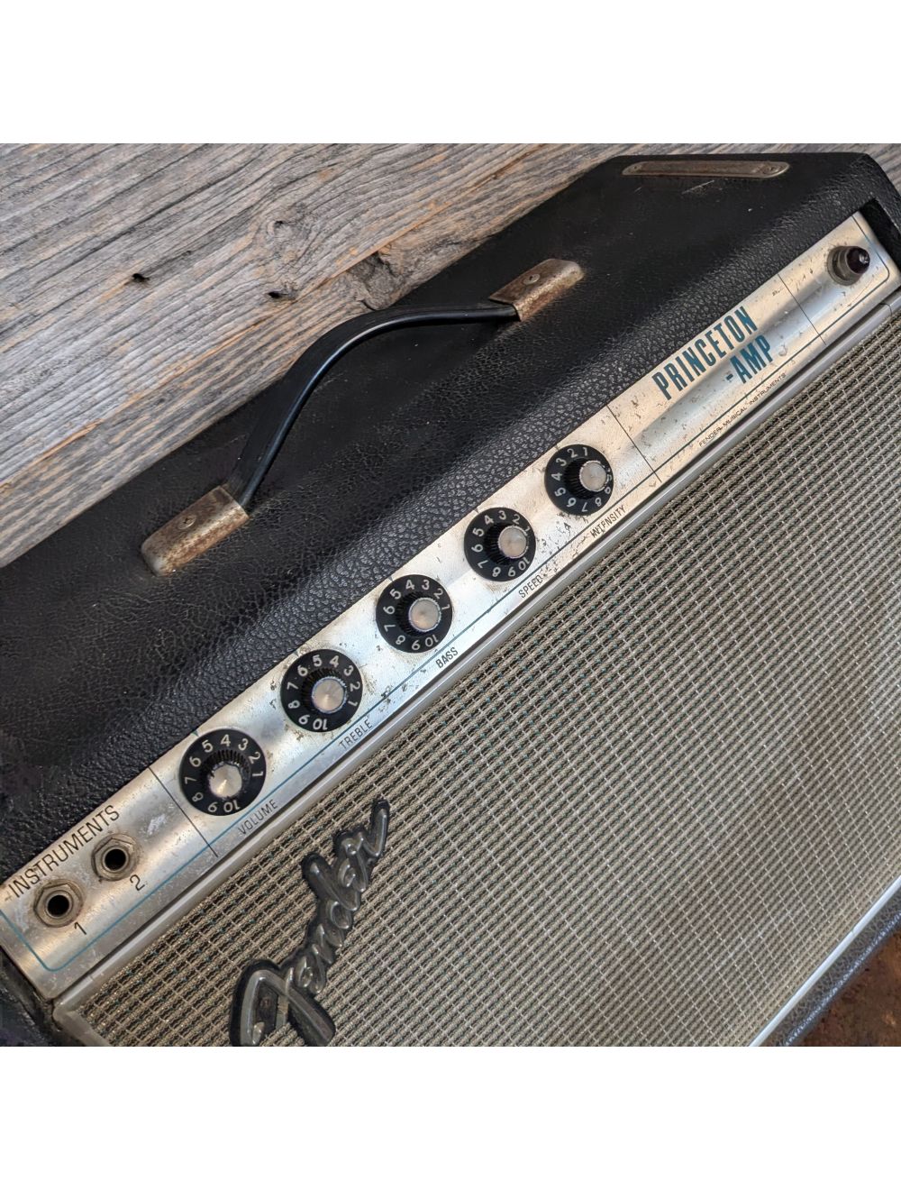 Used Fender 1969 Princeton Combo Amp w/Drip Edge Grill