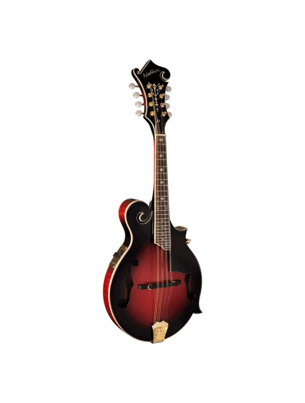 Washburn Americana M3SWE Solid F-Style Mandolin - Trans Wine Red - Open Box