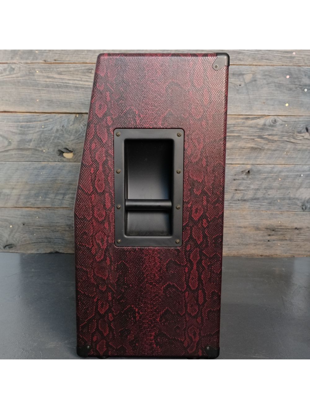 ENGL E412VSB Custom Shop Slant 4x12" Guitar Speaker Cabinet - Red Snakeskin