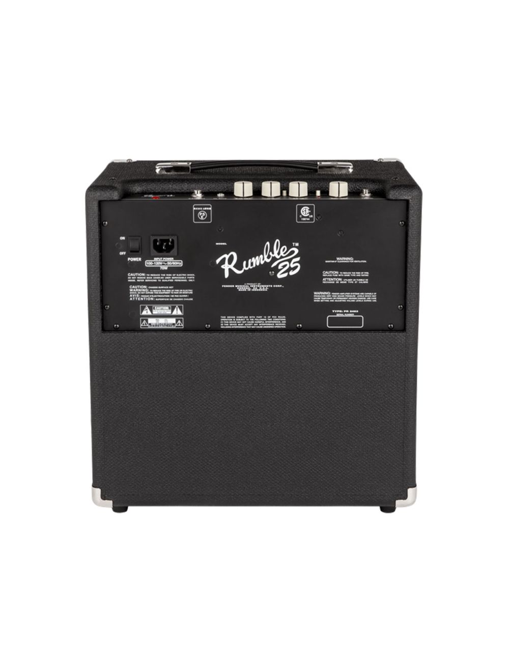 Fender Rumble 25 V3 - Black/Silver