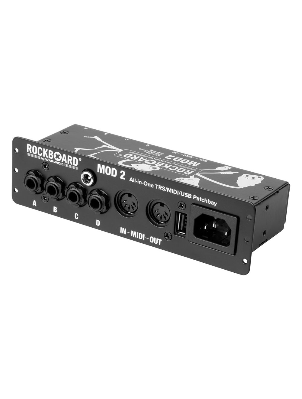 RockBoard MOD 2 1/4" MIDI & USB Pedalboard Patch Bay