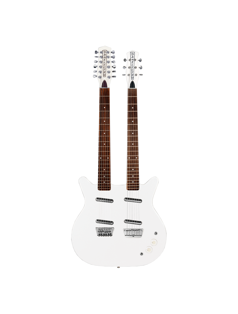 Danelectro Doubleneck 6/12 - White Pearl