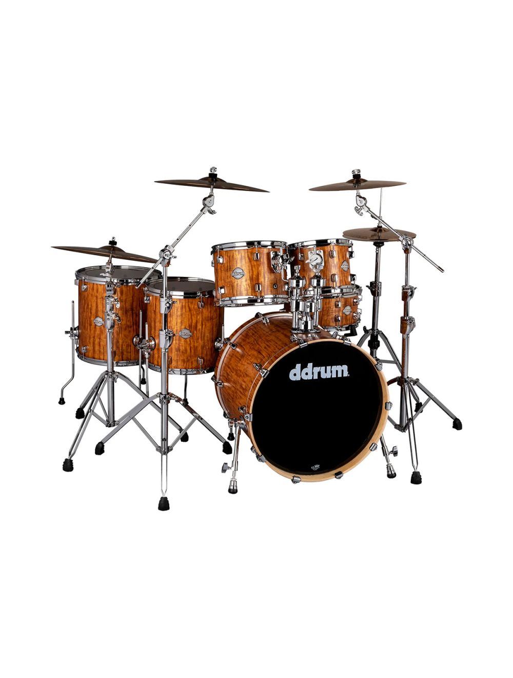 ddrum Dominion 6-piece Shell Pack - Satin Bubinga