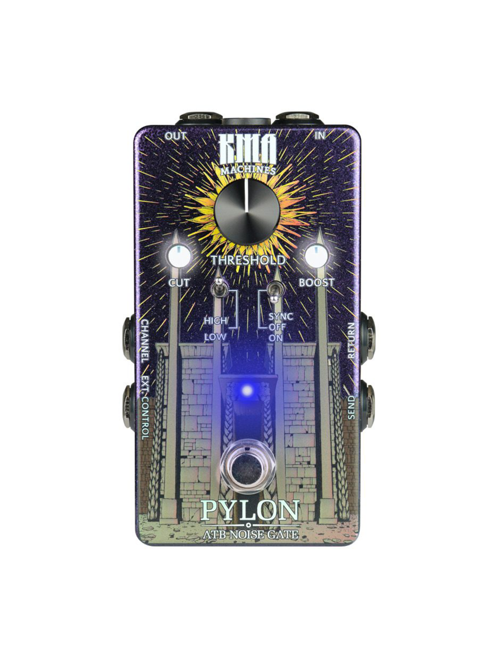 KMA Machines PYLON Advanced Transformer Boost Noise Gate Pedal