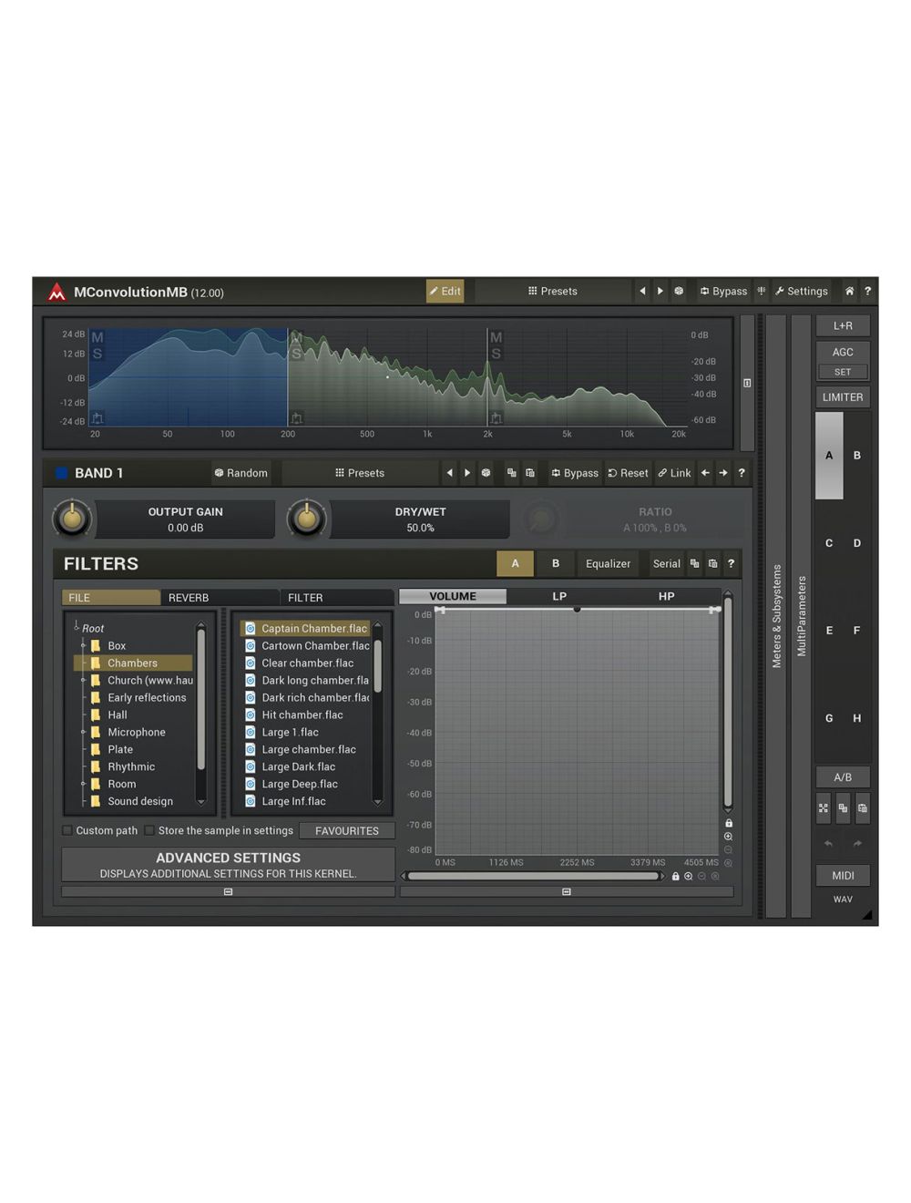 Melda MConvolutionMB Extremely Realistic Reverbs