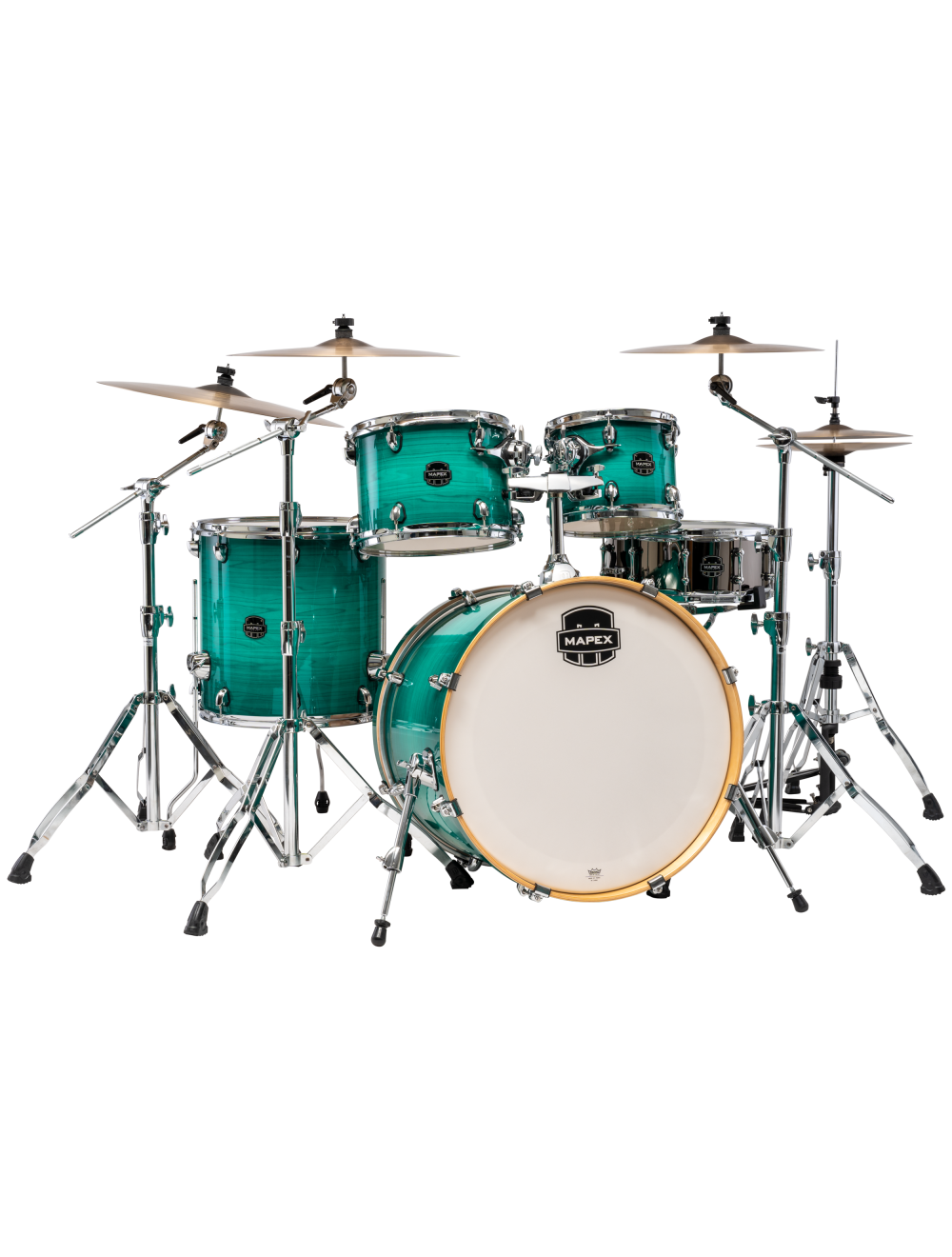 Mapex Armory Series Rock 5-Pc Shell Pack w/22" Kick - Jade Stone Burst - Open Box