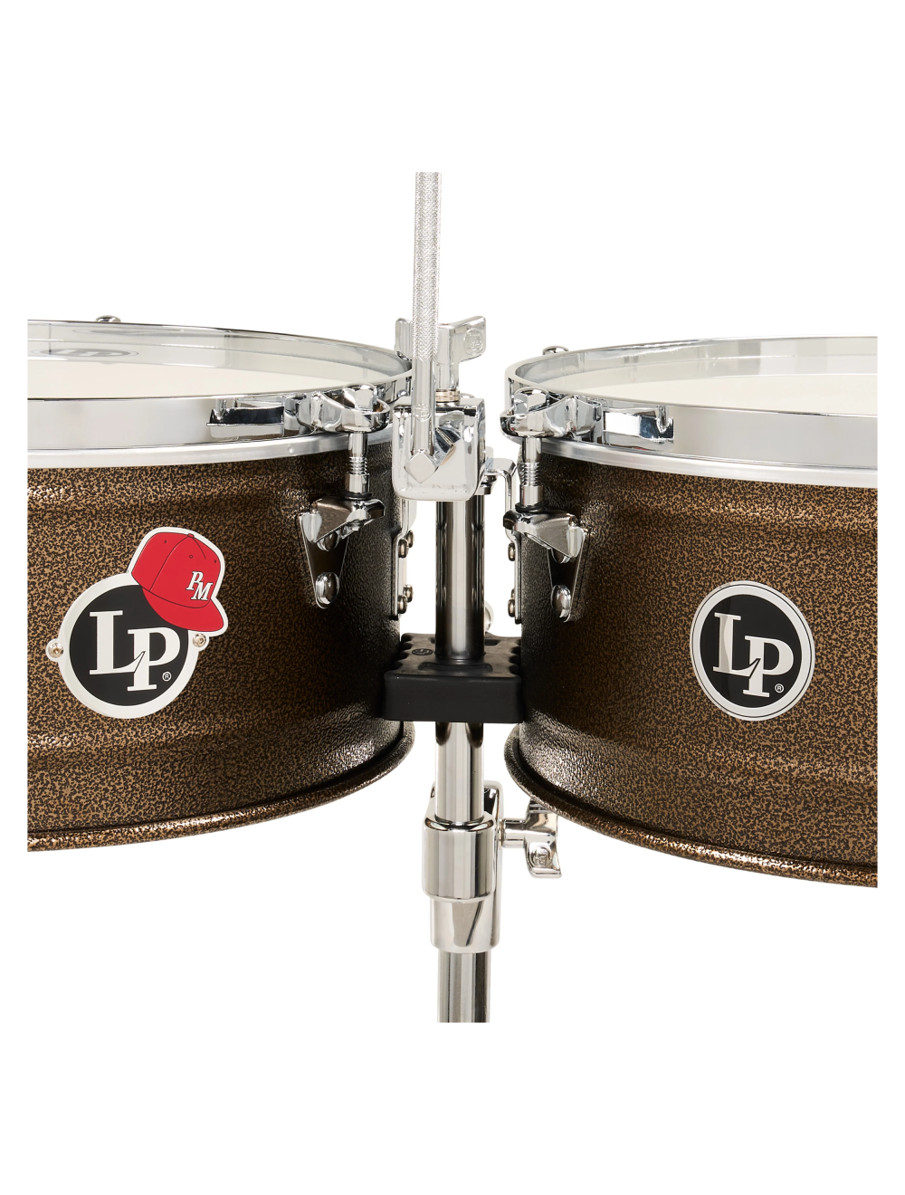 Latin Percussion 14"/15" Pedrito Signature Timbales - Steel Mocha Chrome