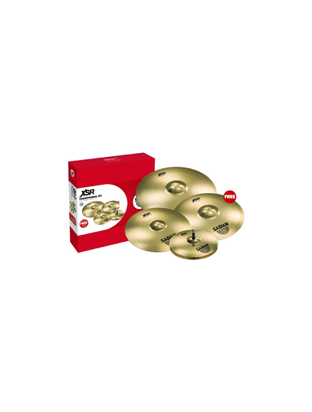 Sabian XSR5005GB Performance Set with FREE 18 Crash Cymbal