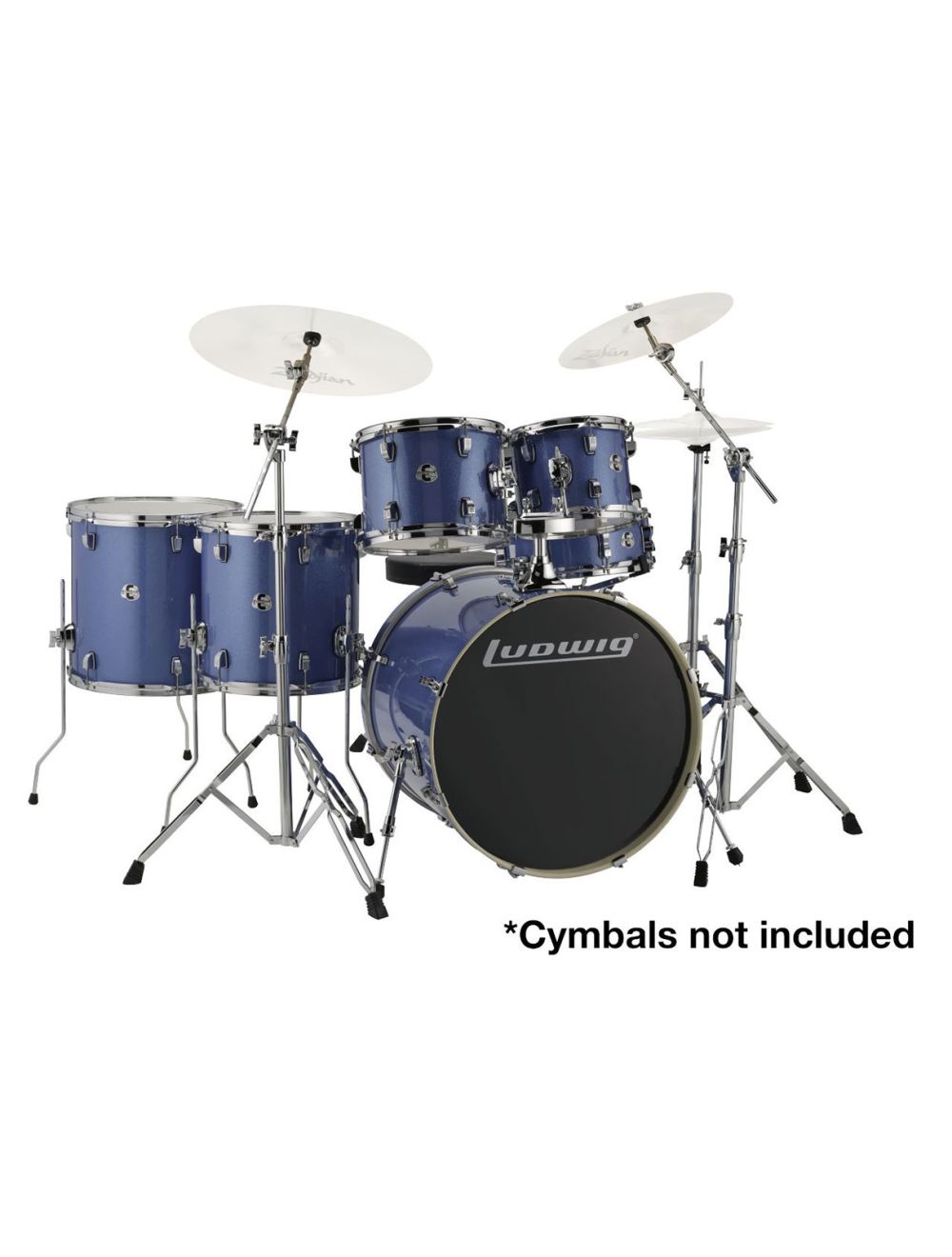 Ludwig element evolution blue sparkle sale