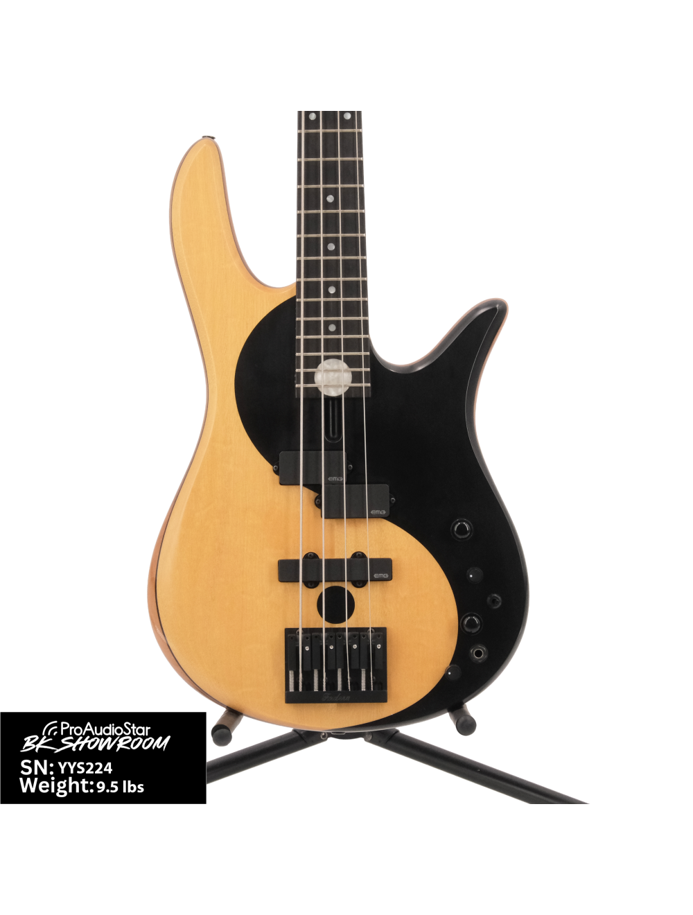 Used Fodera Yin Yang 4 Series II Bass Guitar w/OHSC