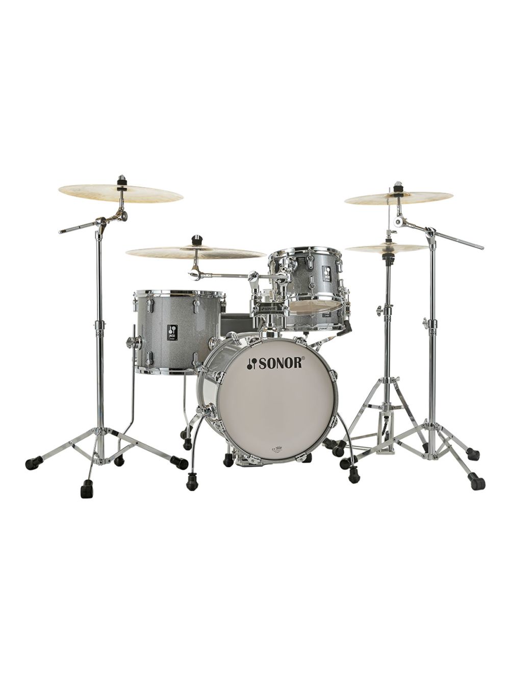 Sonor AQ2 Maple Safari 4-pc Shell Pack w/ 16" Kick - Titanium Quartz