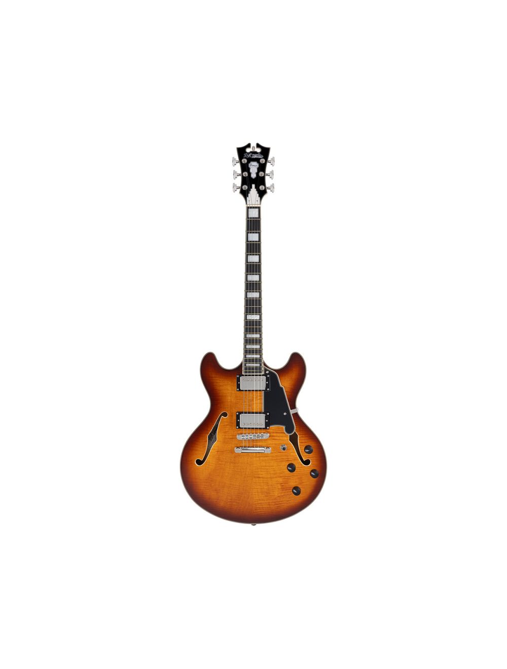 D'Angelico Premier DC Electric Guitar - Dark Iced Tea Burst - Open Box