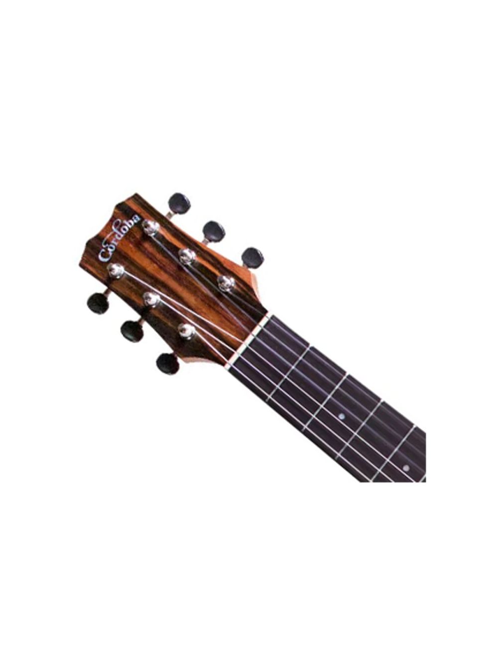 Cordoba Mini II EB-CE Striped Ebony 22 7/8” Scale CE Nylon String Guitar