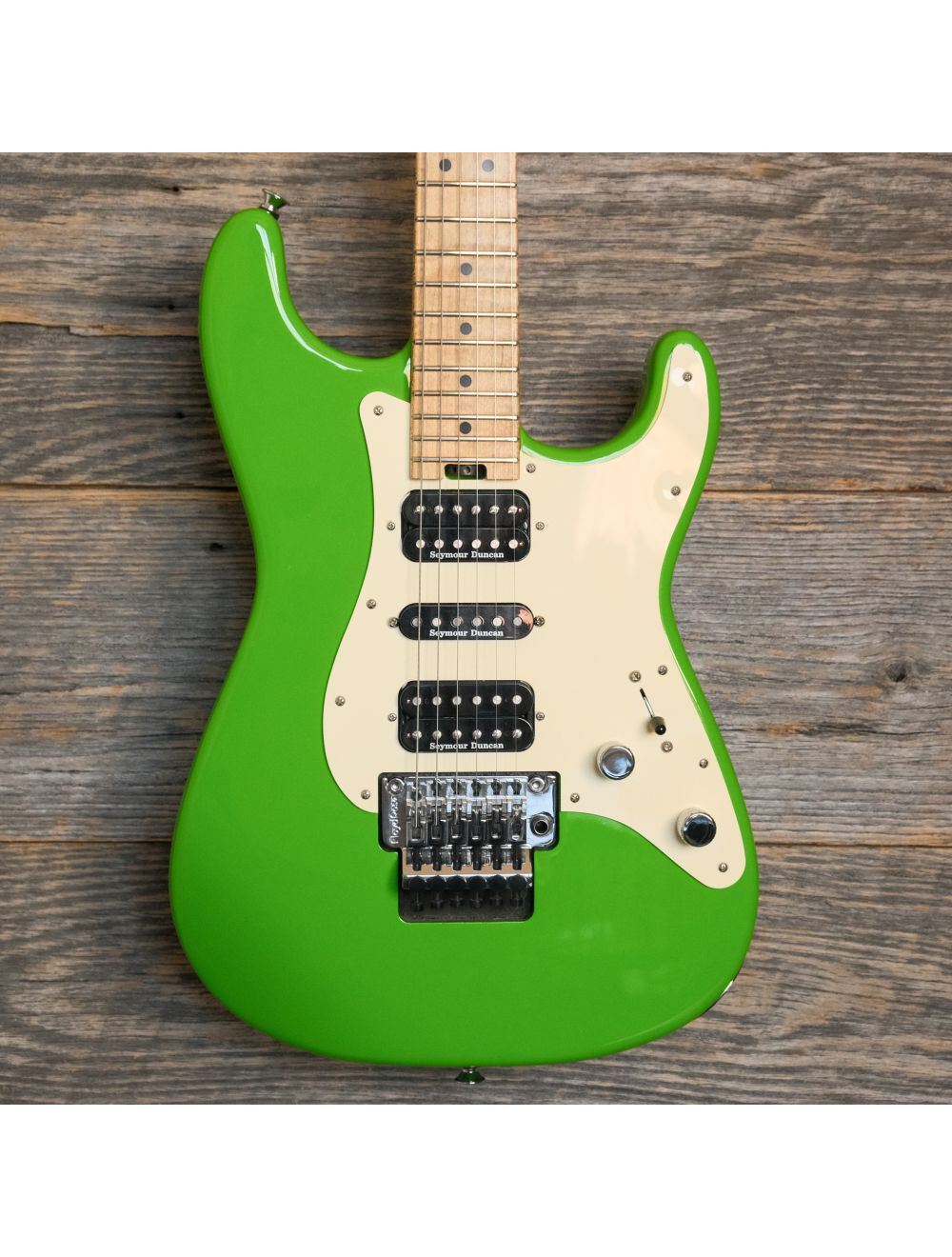 Used Charvel Pro-Mod So-Cal Style 1 HSH FR - Slime Green w/Bag