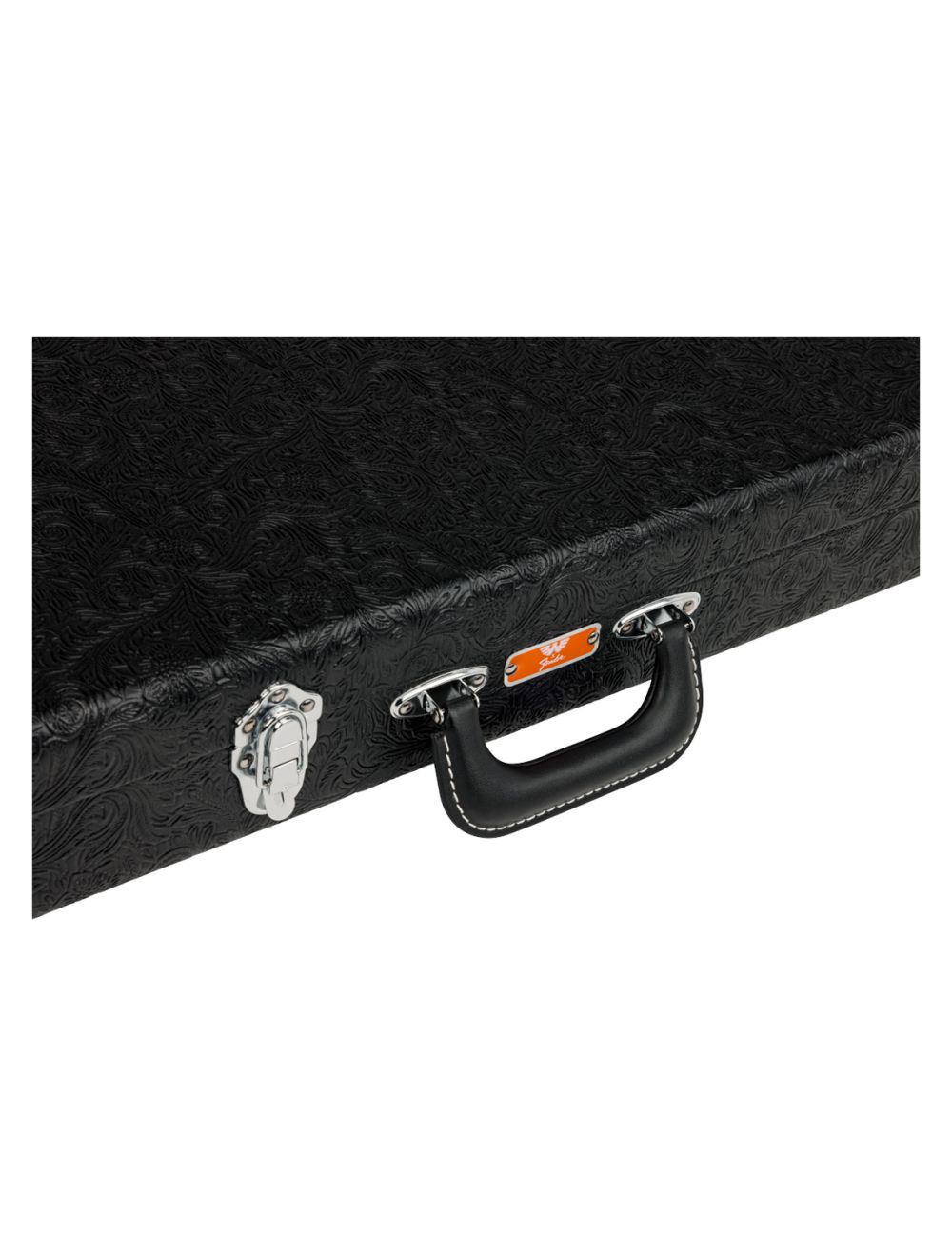 Fender Waylon Jennings Strat/Tele Case - Black Tooled Leather