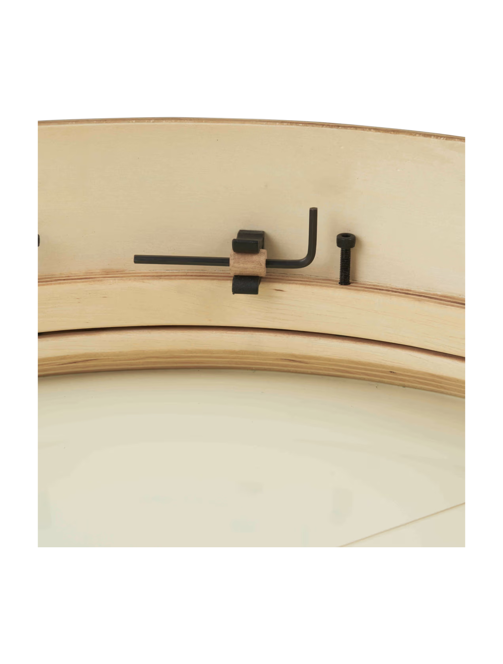 Open Box Latin Percussion 16 x 4" Tunable Bendir Frame Drum - Black Fade