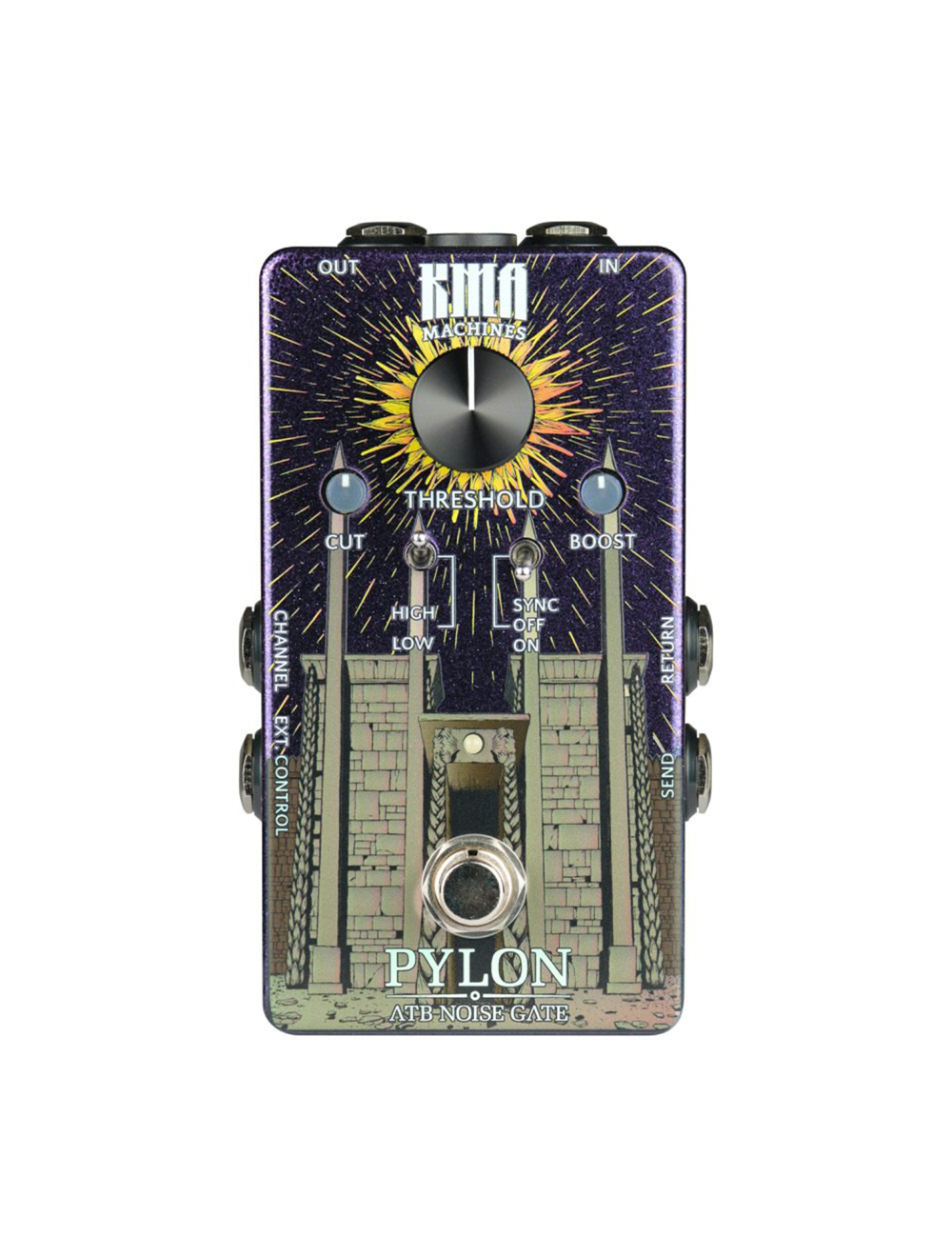 KMA Machines PYLON Advanced Transformer Boost Noise Gate Pedal