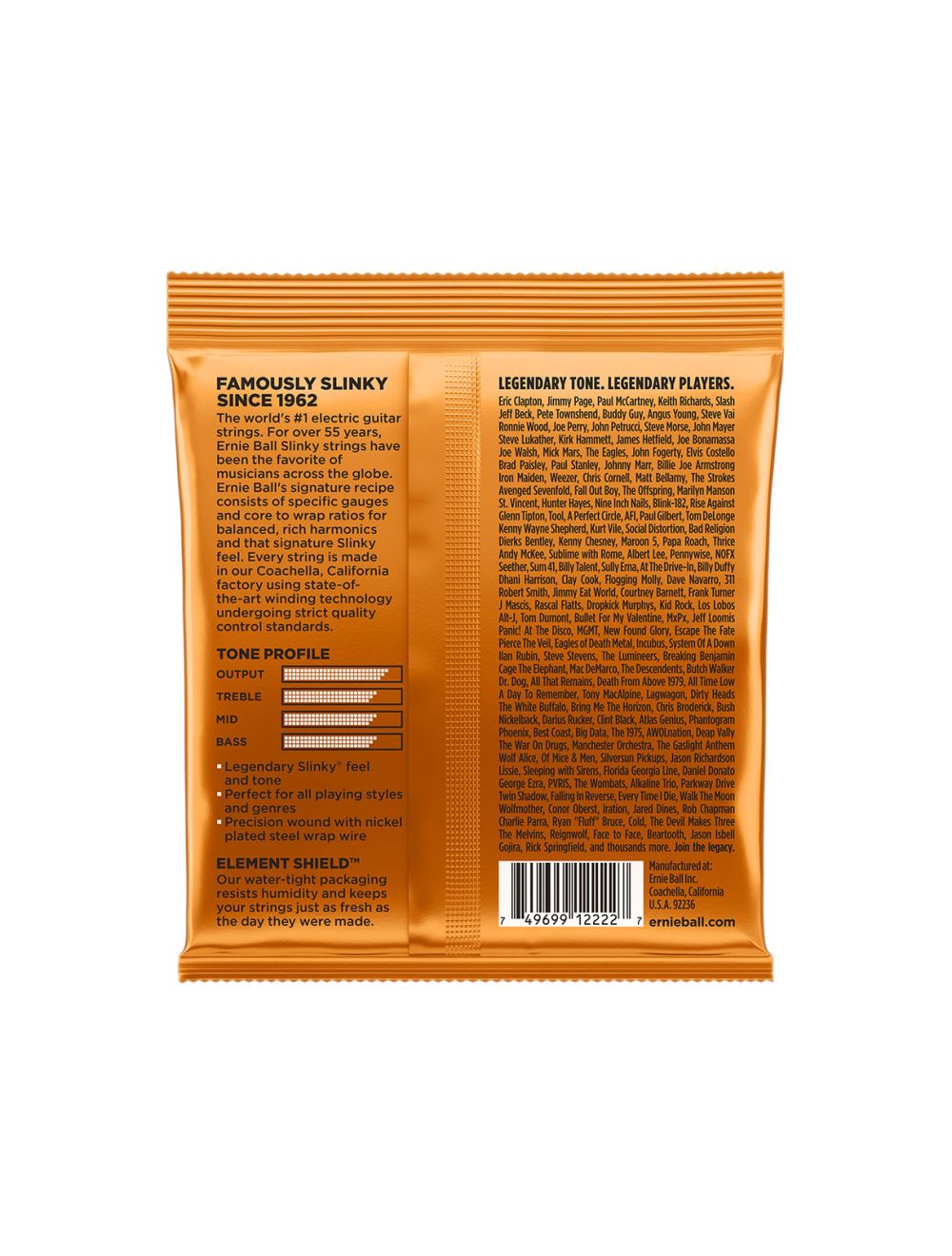 Ernie Ball Hybrid Slinky Electric Guitar Strings (9-46)