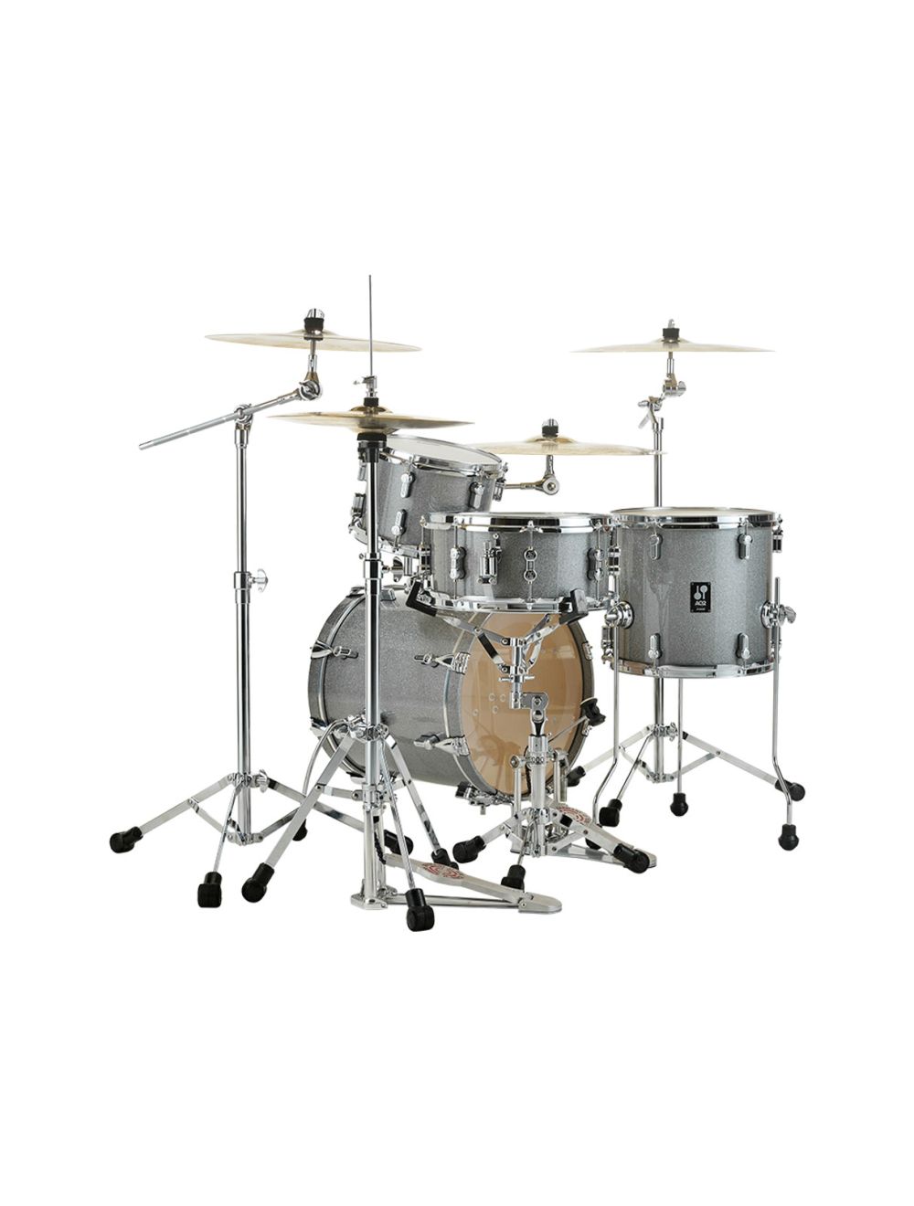 Sonor AQ2 Maple Safari 4-pc Shell Pack w/ 16" Kick - Titanium Quartz