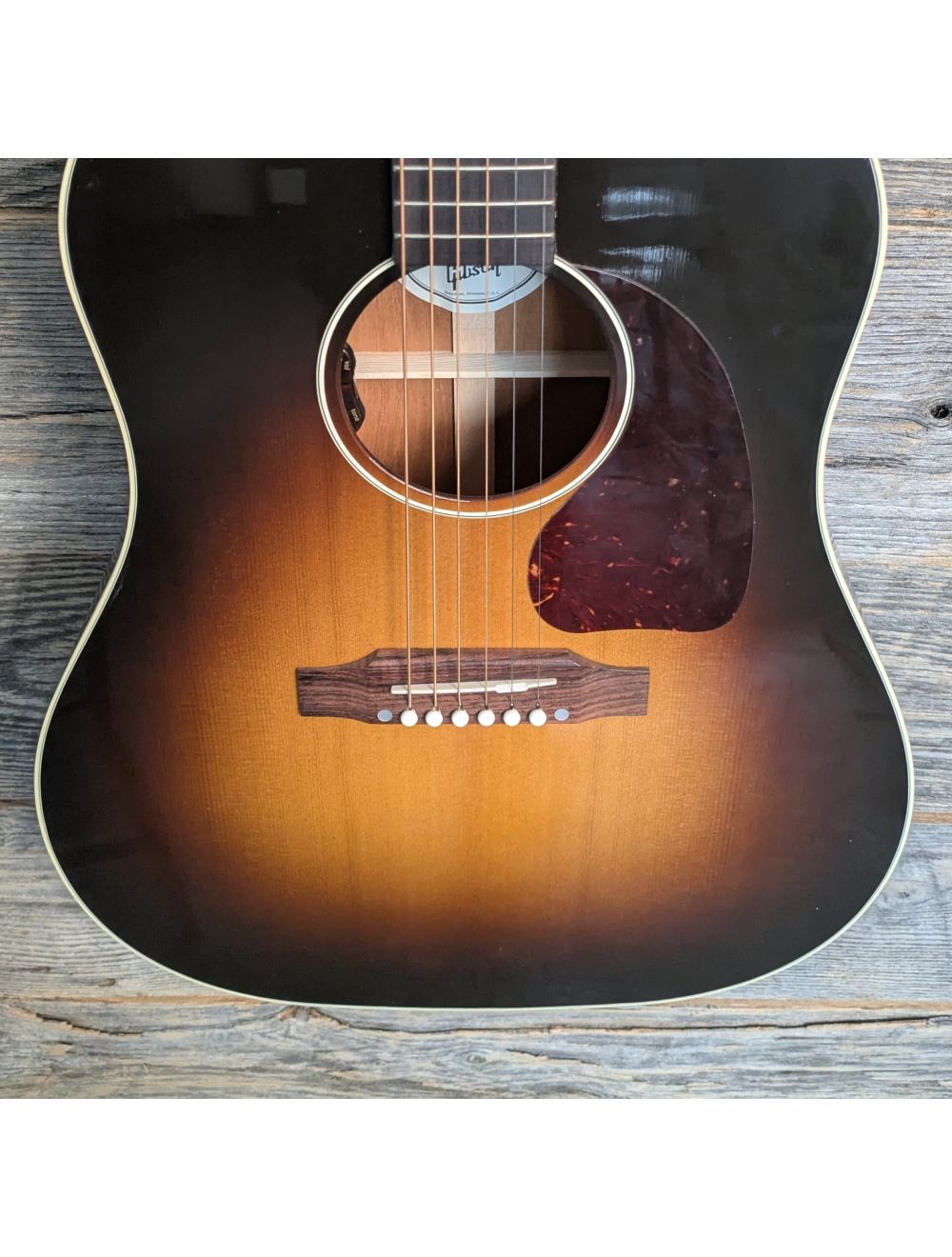 Used Gibson J-45 Standard Acoustic-Electric Guitar - Vintage Sunburst w/OHSC