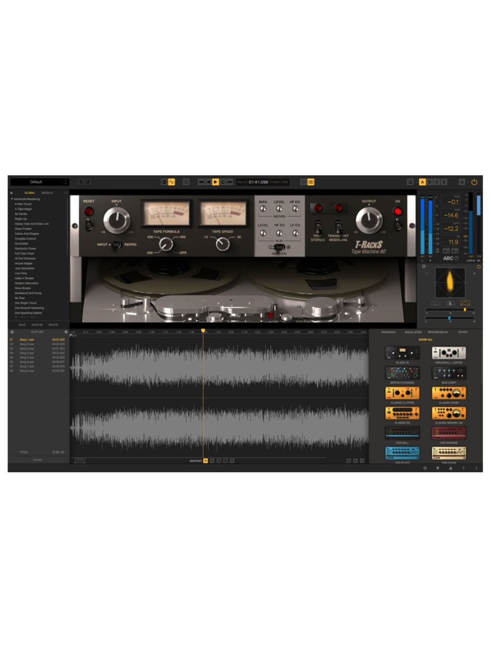 IK Multimedia TR Tape Machine Collection 4 Tape Machine Emulations