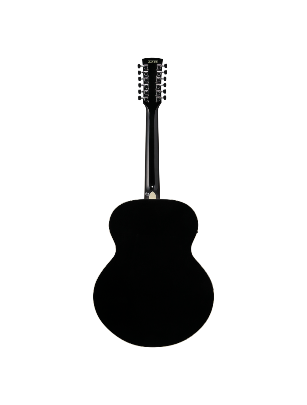 Used Ibanez AJ7012M1E 12-String Acoustic-Electric Guitar - Black High Gloss