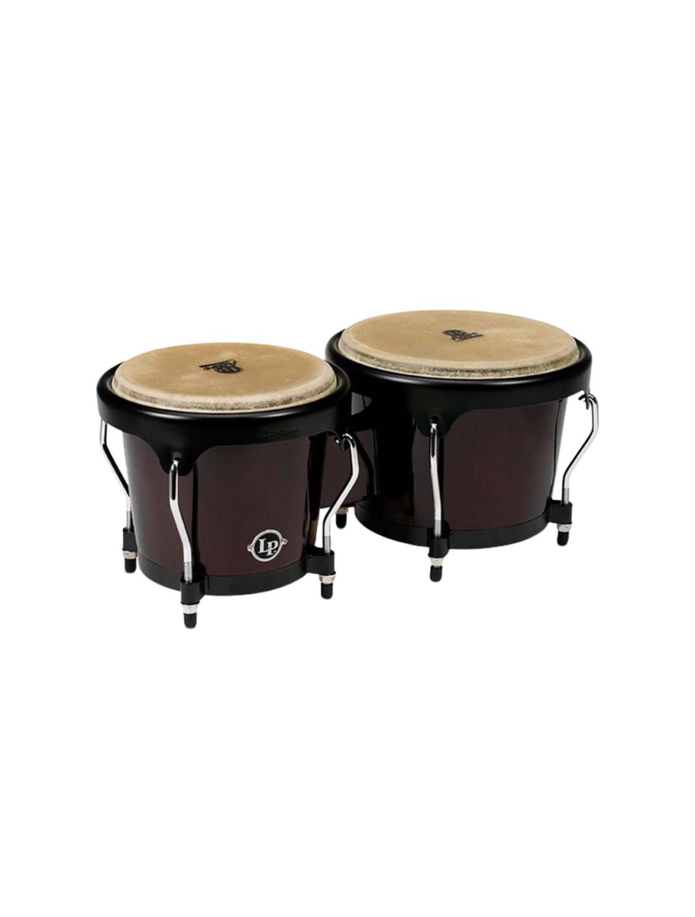 Latin Percussion Aspire Series Bongos - Dark Wood