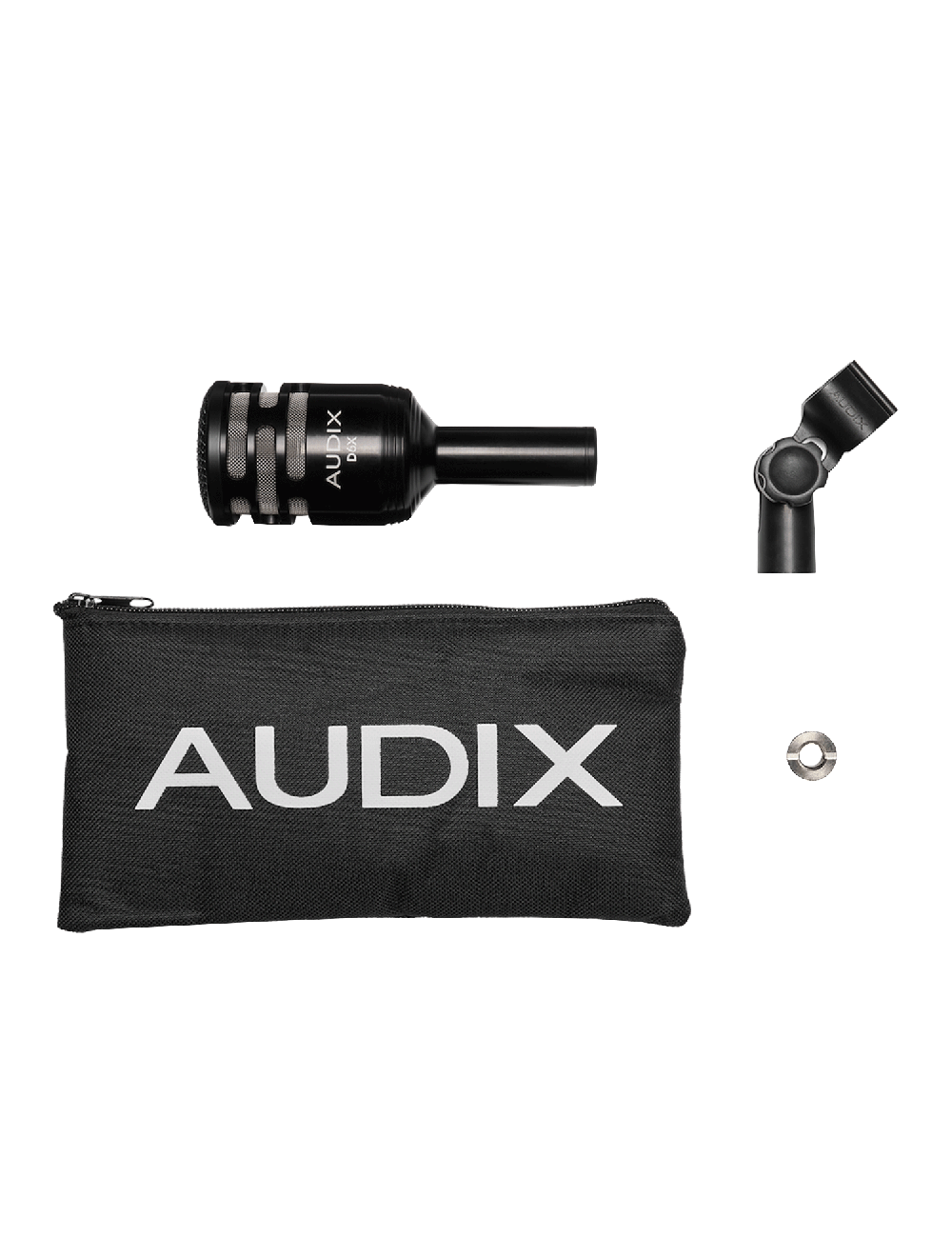 Audix D6X Dynamic Kick Drum Microphone - Black