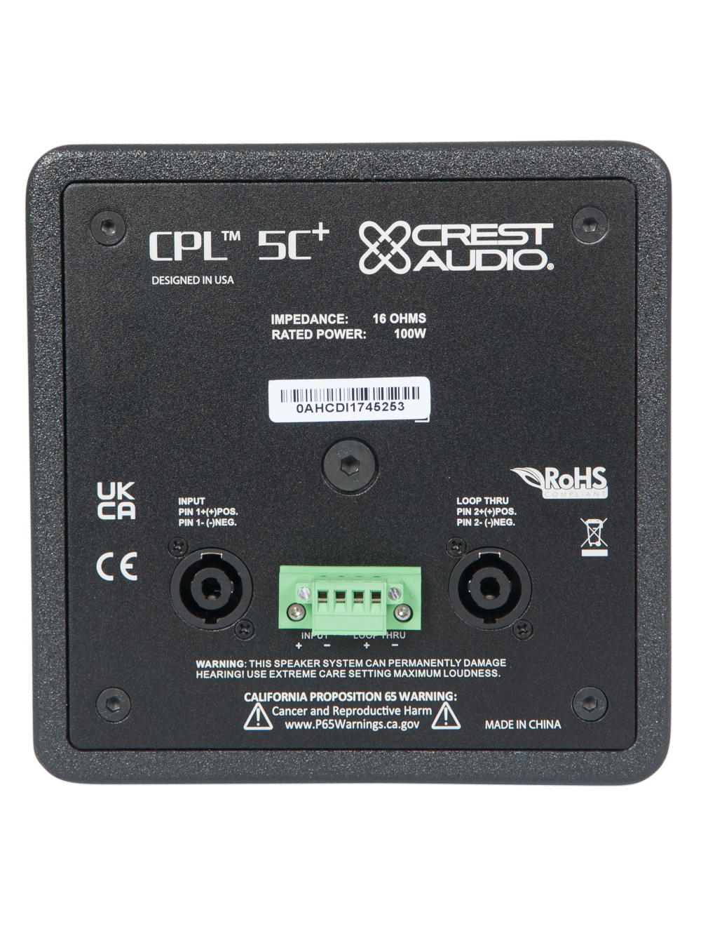 Peavey CPL 5C+ Passive Speaker - Black