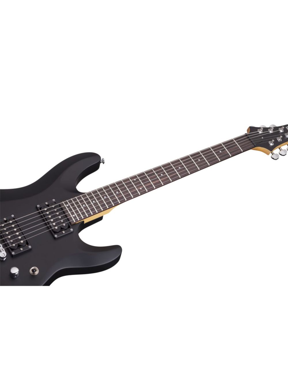 Schecter C-6 Deluxe Electric Guitar - Satin Black