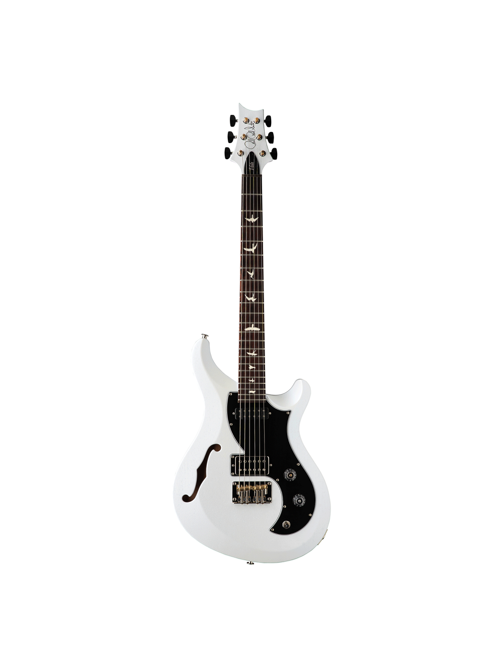 PRS S2 Vela Semi Hollow Satin Electric Guitar - Pearl White