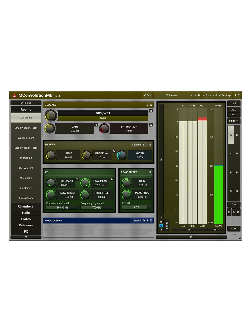 Melda MConvolutionMB Extremely Realistic Reverbs